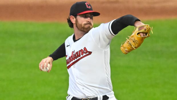Cleveland Guardians pitcher Shane Bieber